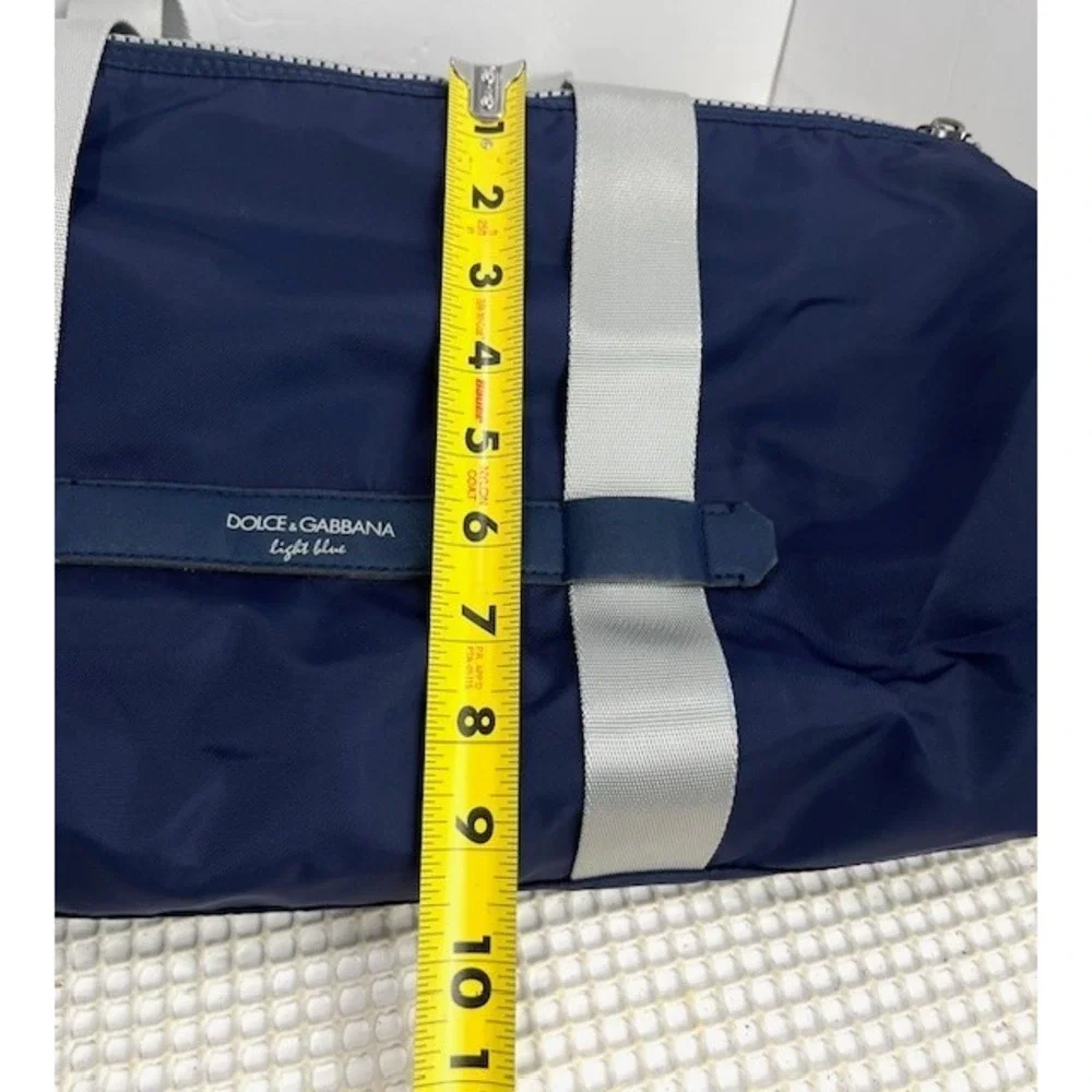 Dolce & Gabbana duffel‎ bag Light Blue Medium Nylon navy/Gray